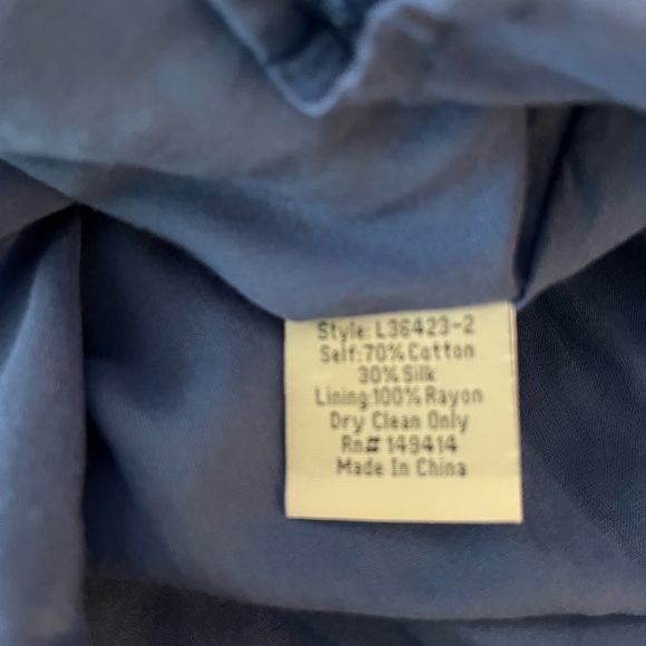 Johnny Was Jade Blue Eyelet Skirt - Picture 7 of 8